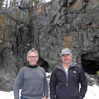Sixty North Gold's Ron Handford, VP Corp. Dev. and Dr. David Webb, CEO at the A-Zone, May 2018